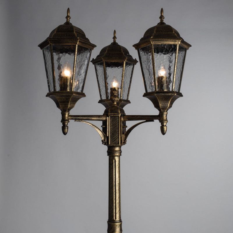 Уличный фонарь ARTE Lamp Genova A1207PA-3BN