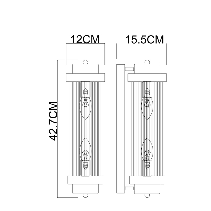 Бра ARTE LAMP HANNA A1070AP-2BK