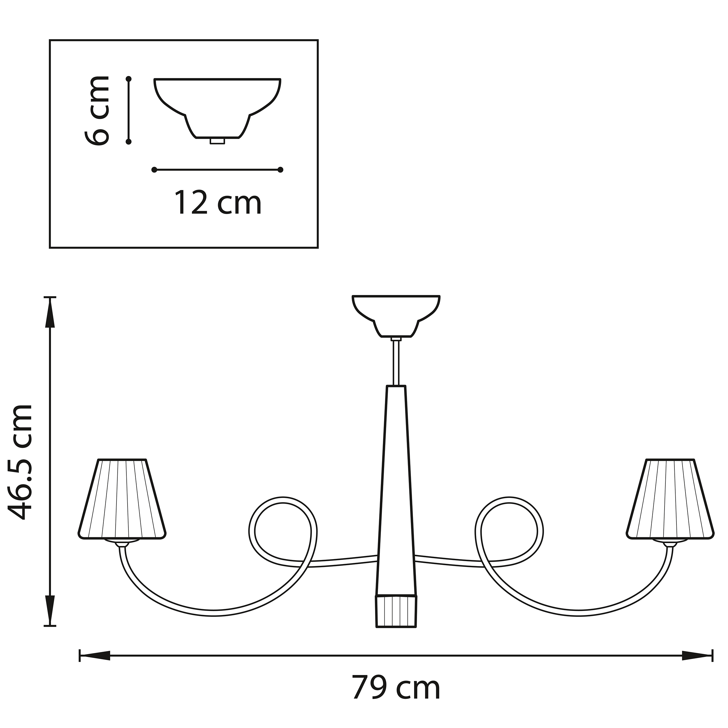 Люстра на штанге Lightstar Vortico 814073