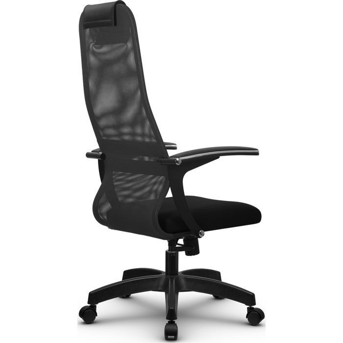 Кресло компьютерное SU-BU158-8 Pl Темно-серый / черный