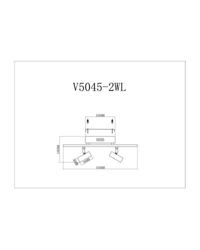 Спот настенный Moderli Right V5045-2WL