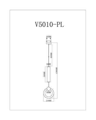 Подвесной светильник Moderli Richard V5010-PL