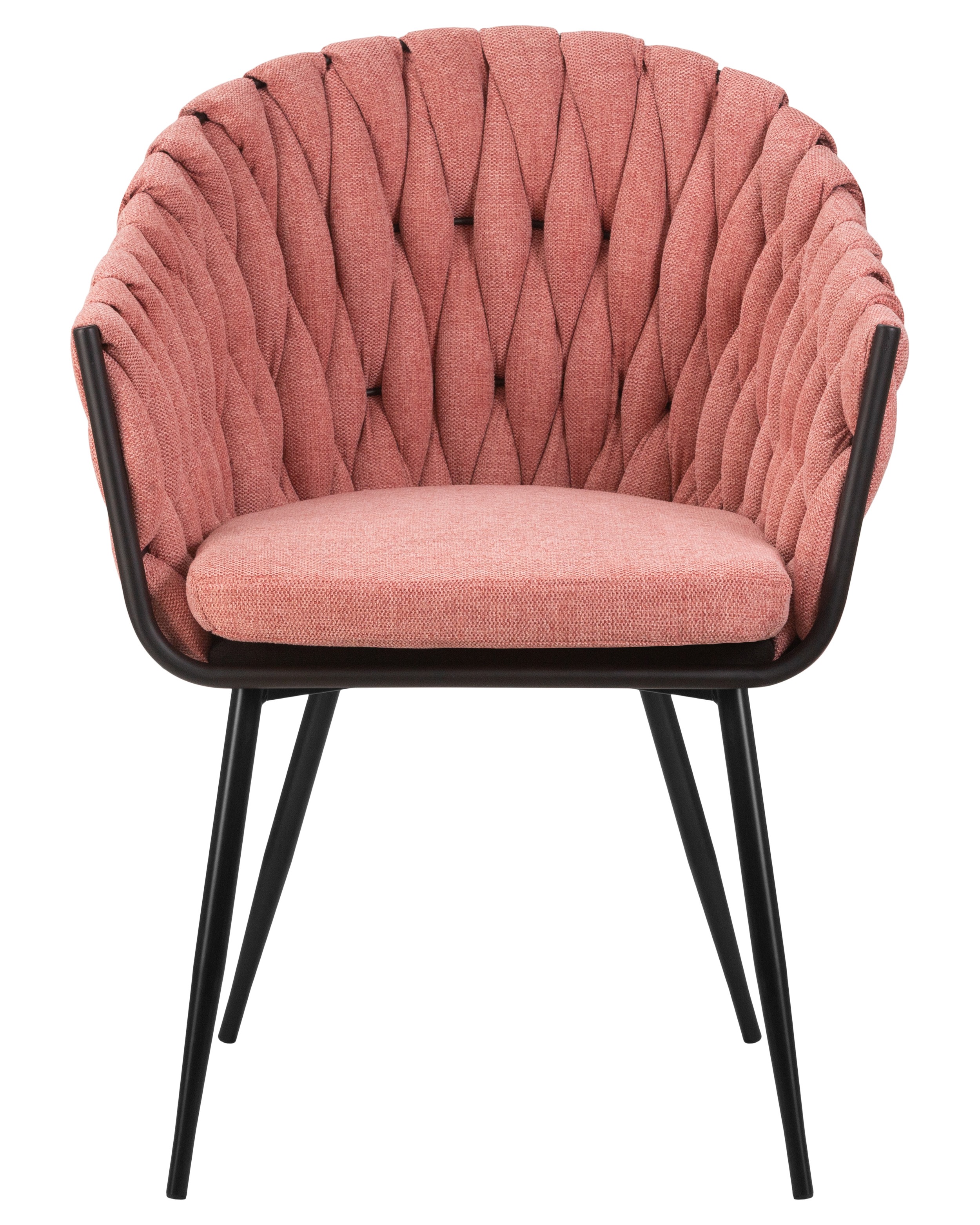 Стул-кресло DOBRIN MATILDA розовая ткань LAR 275-10