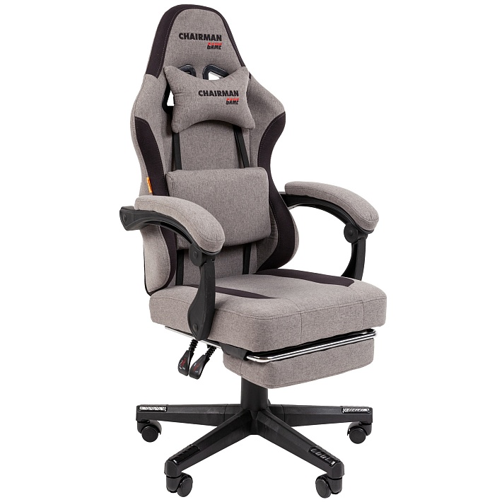 Игровое кресло CHAIRMAN CH27 серый / черный