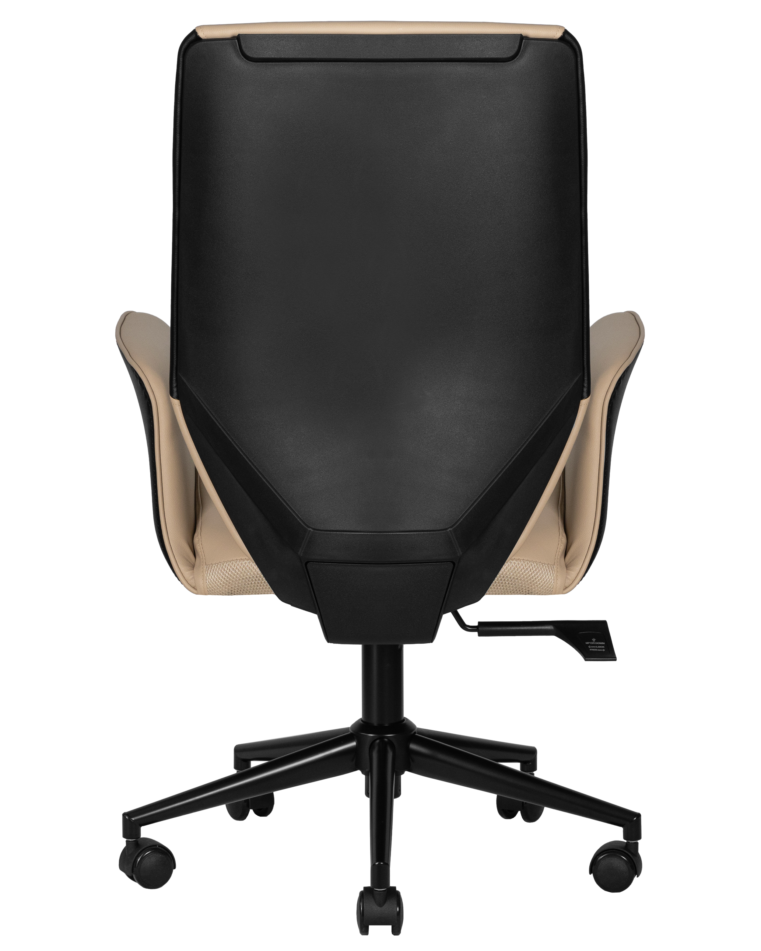 Офисное кресло для руководителей DOBRIN MAXWELL кремово-черный