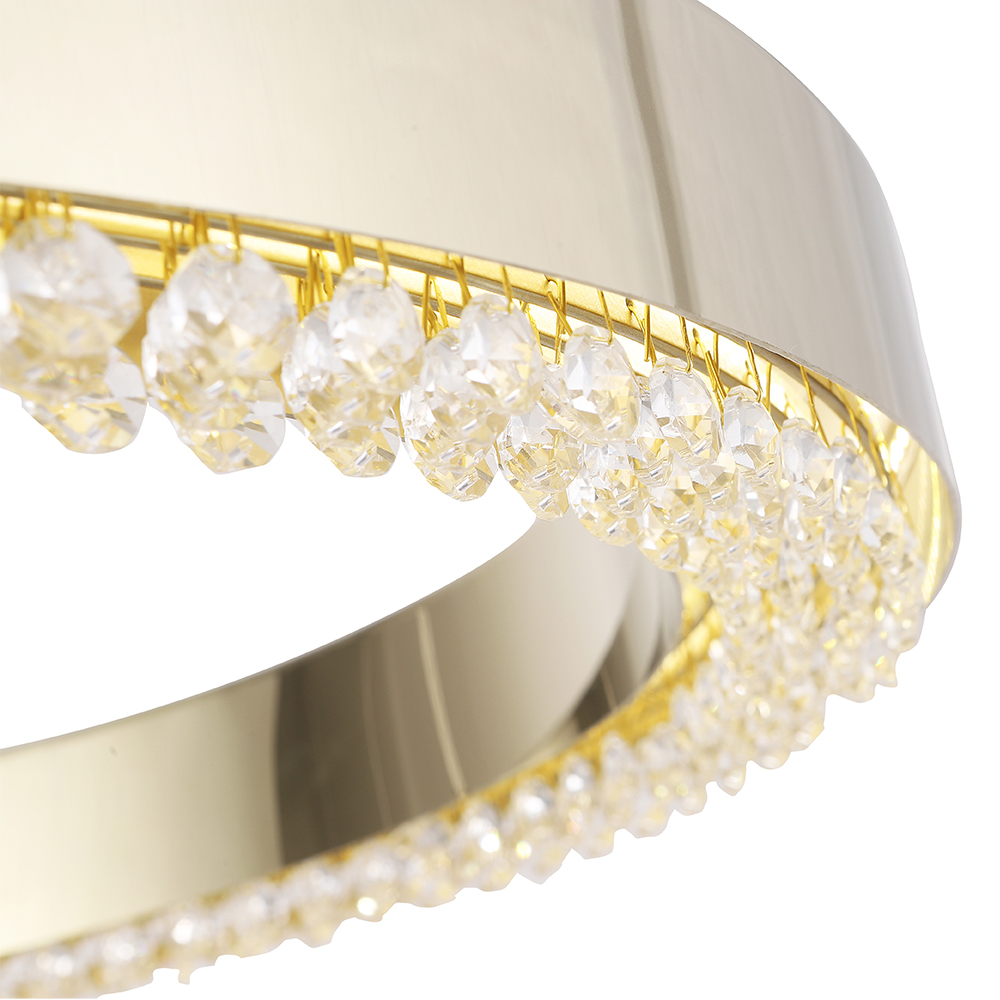 Люстра Crystal Lux SATURN SP90W LED GOLD