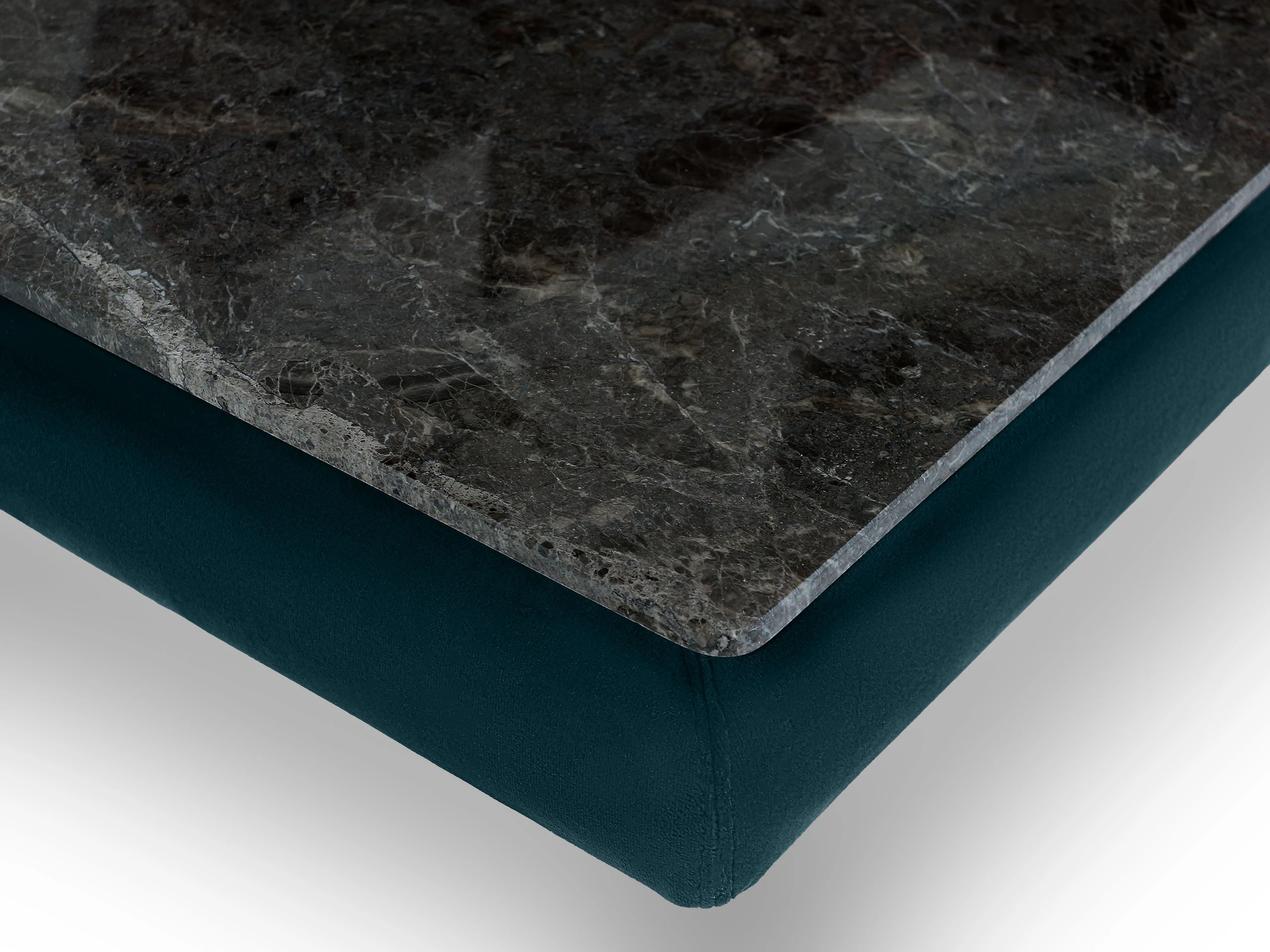 Кушетка Ricadi со столиком из мрамора темно-синий 865746