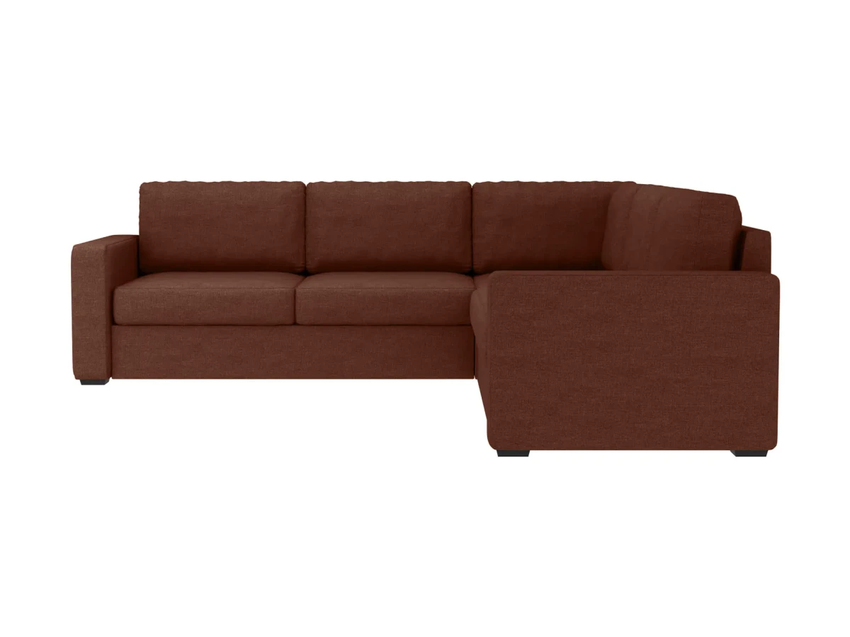 Большой угловой диван Peterhof П3 коричневый 341901
