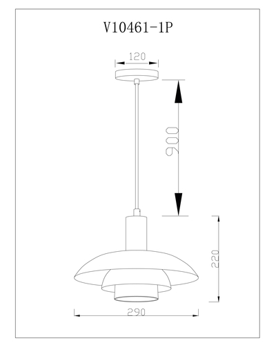 Подвесной светильник Moderli Pescara V10461-1P