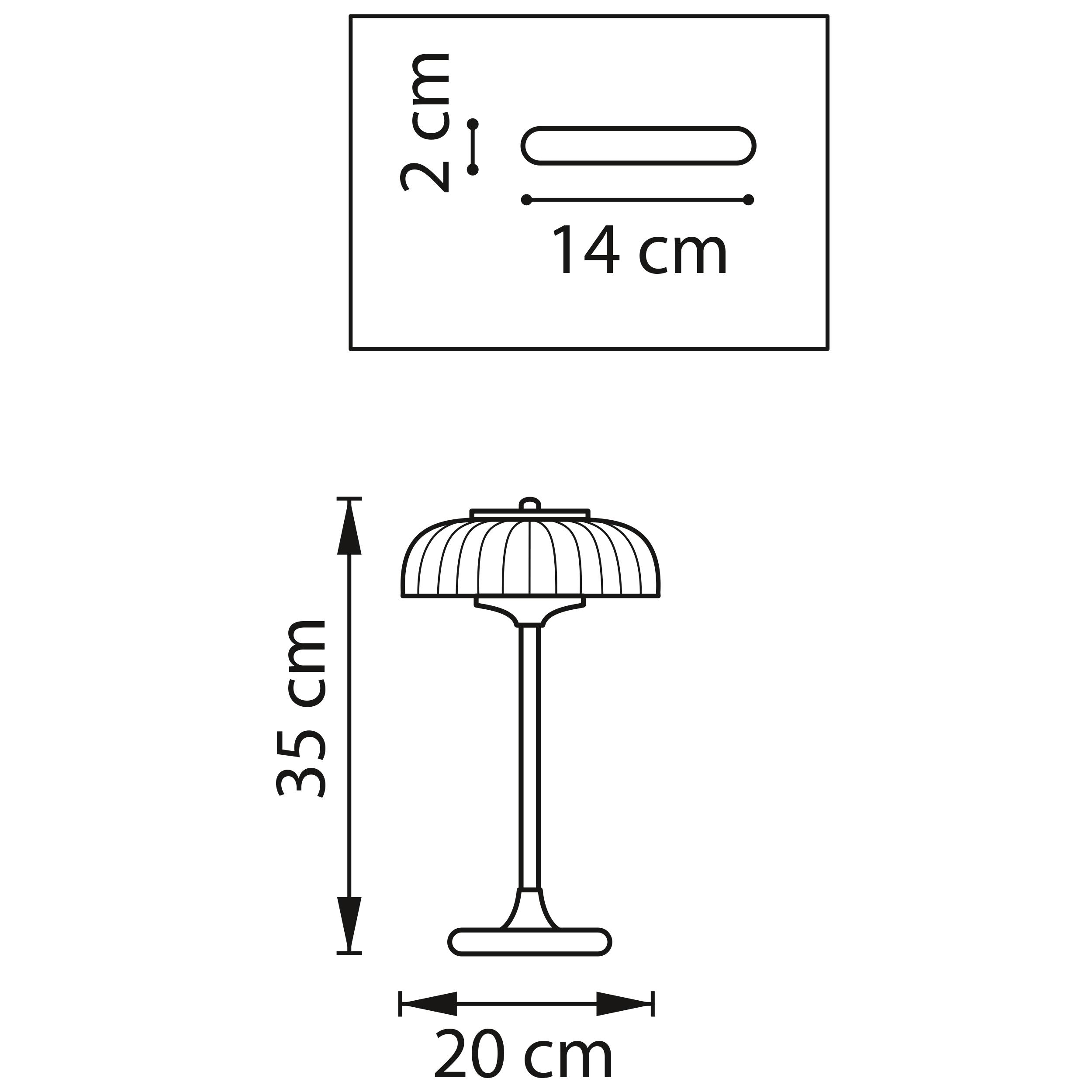 Лампа настольная Lightstar Acrile 738973