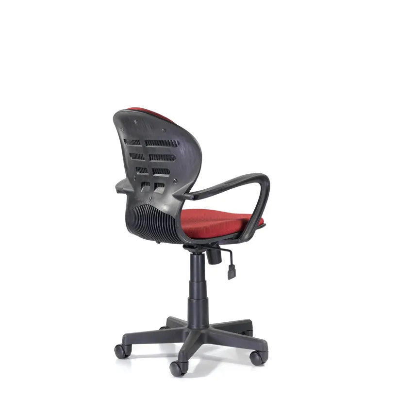 Кресло компьютерное Логика TG пластик ткань С красный