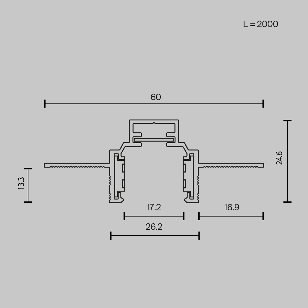 Шинопровод Maytoni Busbar trunkings Exility TRXM034-422W