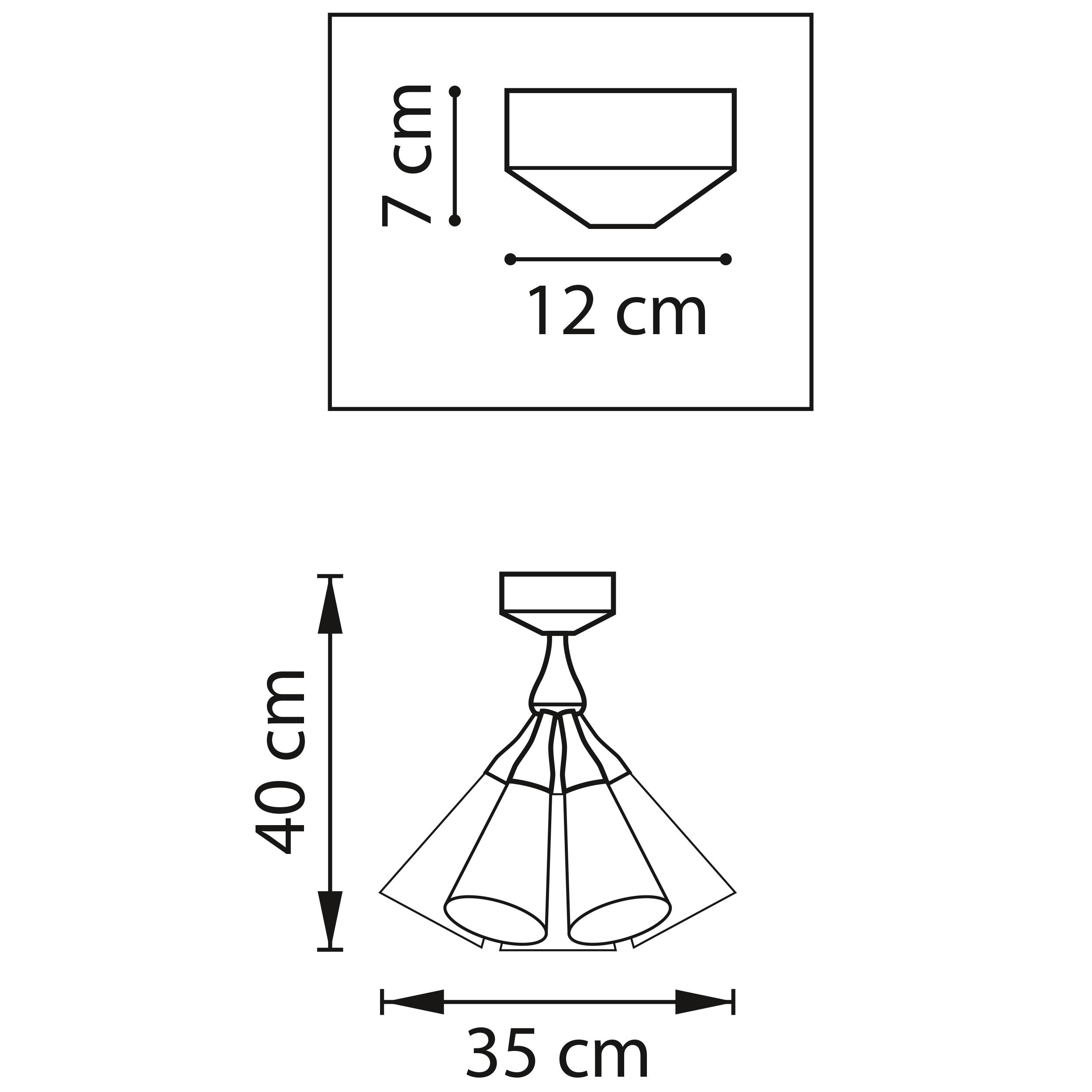 Накладная люстра Lightstar Cone 757070