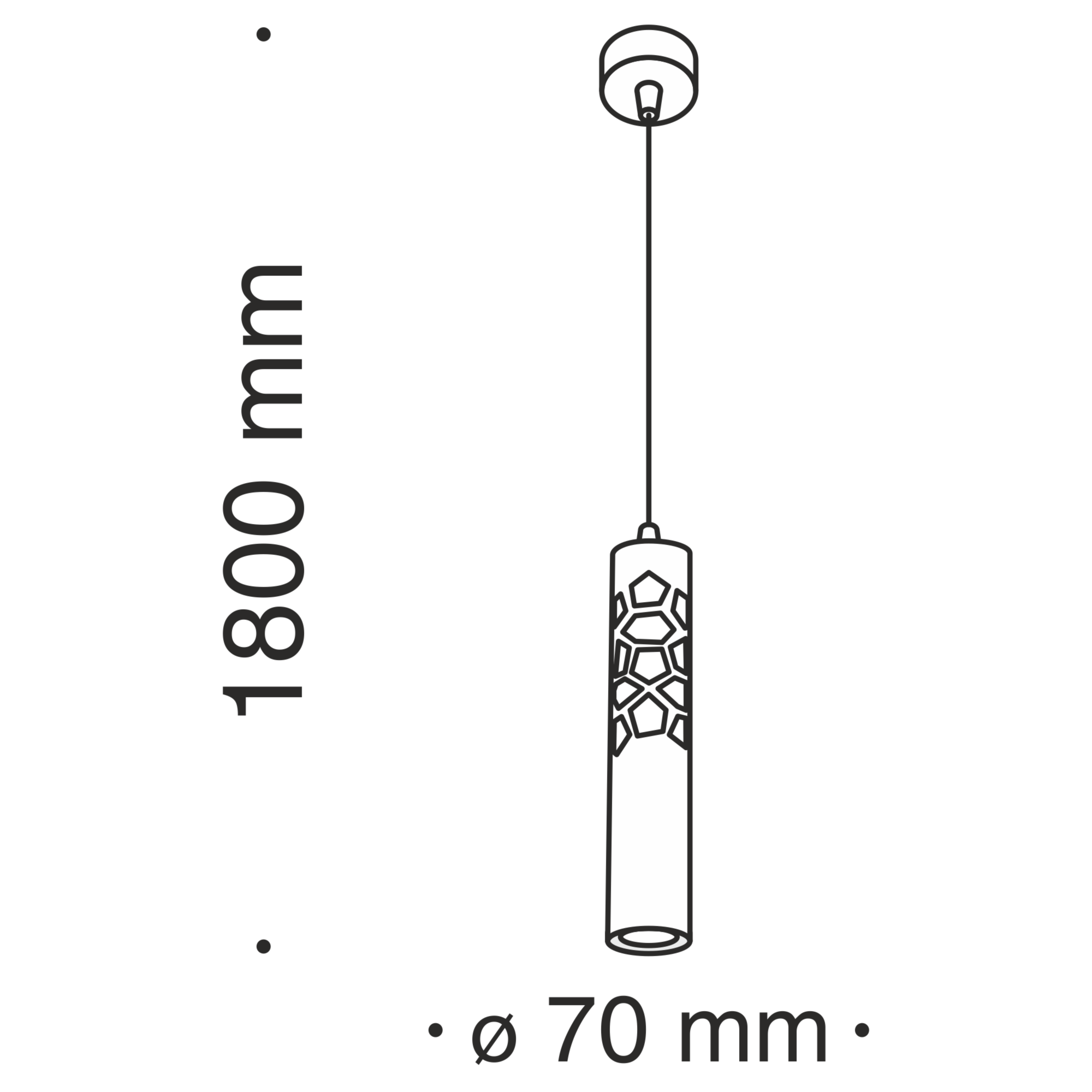 Подвесной светильник Maytoni Technical Torre P037PL-L11W4K