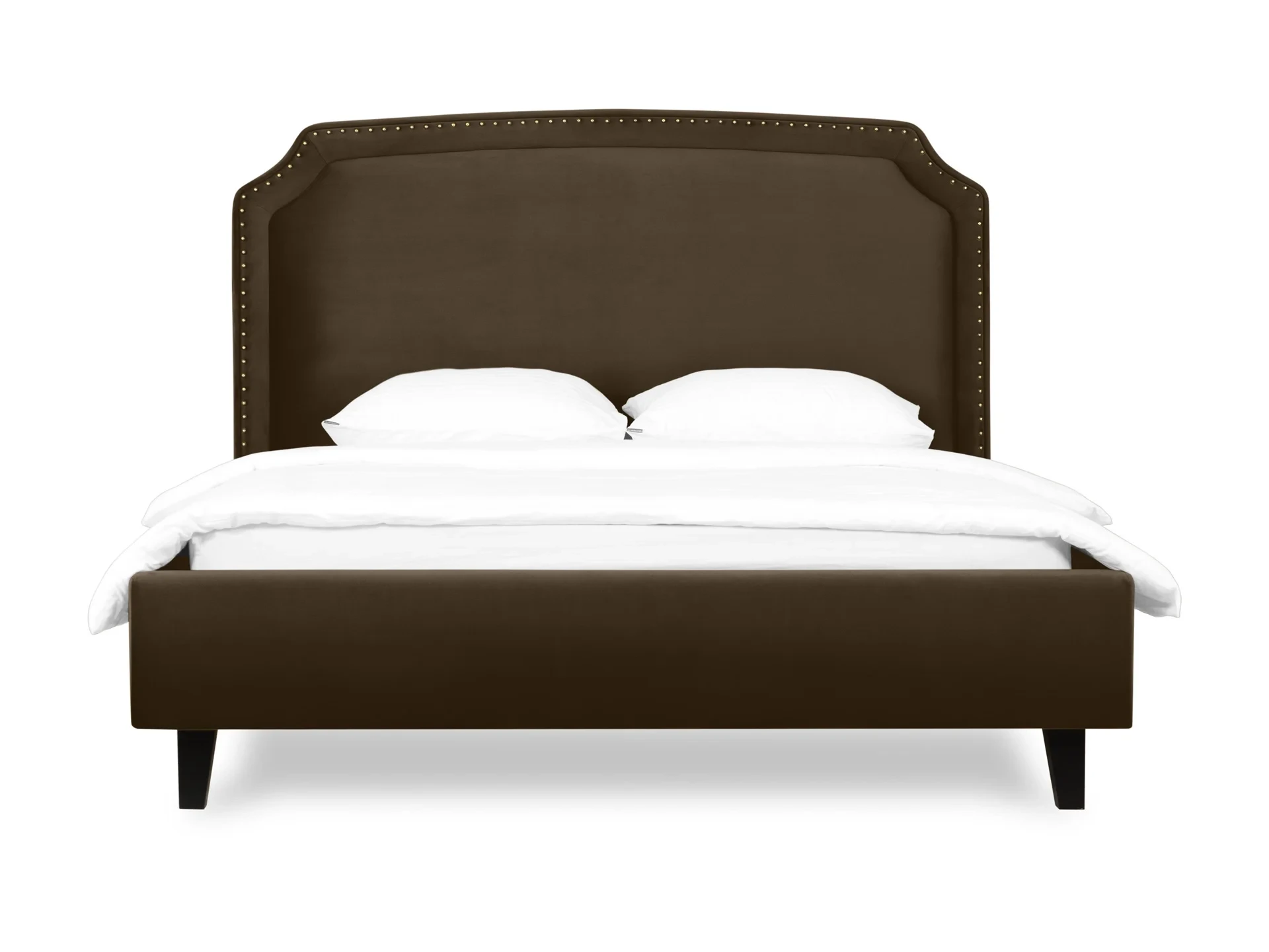 Кровать двуспальная Ruan 180х200 коричневый 652367