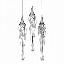 Подвесной светильник Delight Collection Goddess Tears P68009L-3/R chrome