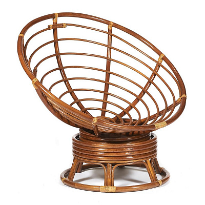 Кресло-качалка PAPASAN / ПАПАСАН 23/01 W без подушки орех