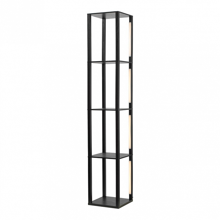 Деревянный торшер с полками Lussole WOODRUFF LSP-0914