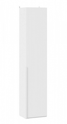 Шкаф для белья Порто белый жемчуг белый софт СМ-393.07.211