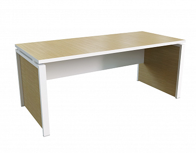 Стол руководителя MULTI-OFFICE СТИЛ ЭВО (Steel evo) 180х80х74 дуб светлый