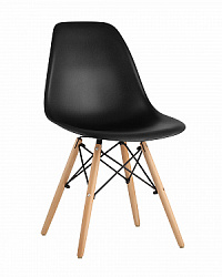 Комплект стульев Eames DSW черный x4 шт