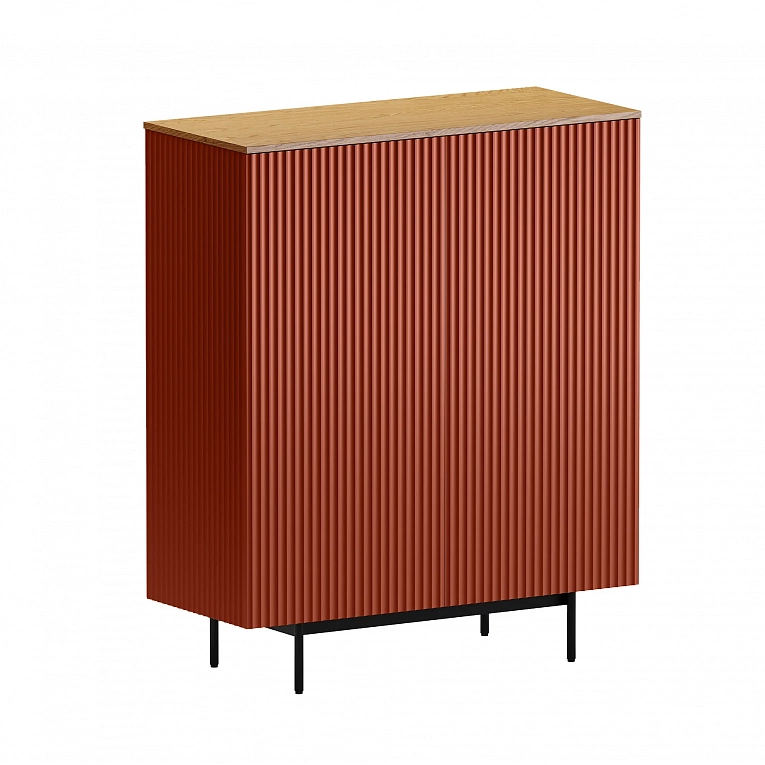 Шкаф OgogoHome Mikko терракотовый дуб 903117
