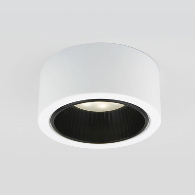 Точечный накладной светильник Elektrostandard 1070 GX53 белый/черный
