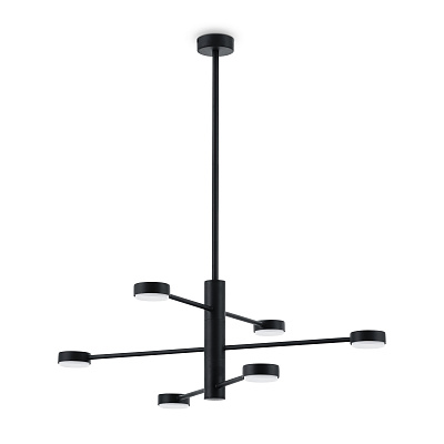 Люстра на штанге Freya Tactic / Тактик FR5363CL-06B