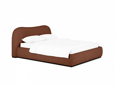 Двуспальная кровать Patti без подъемного механизма терракотовый 831404