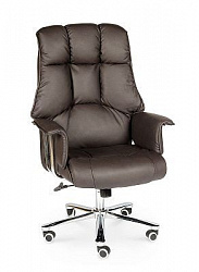 Кресло руководителя Президент темно-коричневая кожа H-1133-322 leather